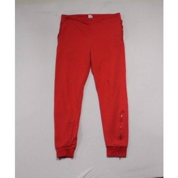 Nike Red Men Jogger Pants Vintage Ankle Zip Size Medium - Picture 1 of 11